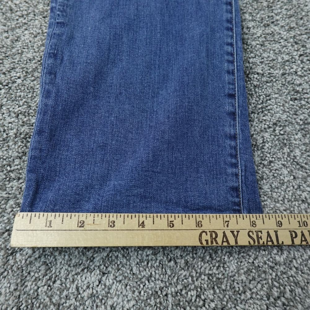American Eagle Jeans Mens 34X34 Dark Blue Denim Original Boot Western Stretch - Picture 2 of 13